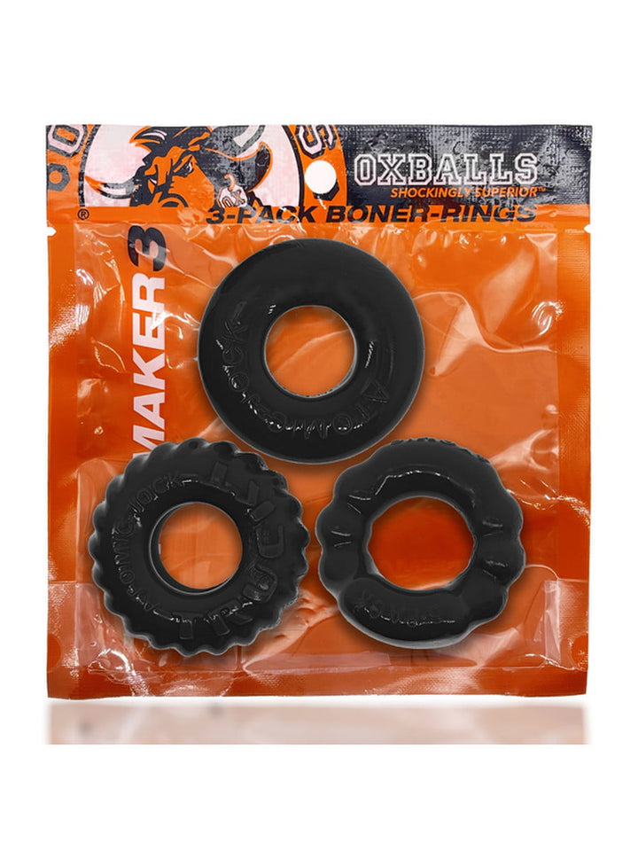 Oxballs Bonemaker3 Cock Ring 3pk