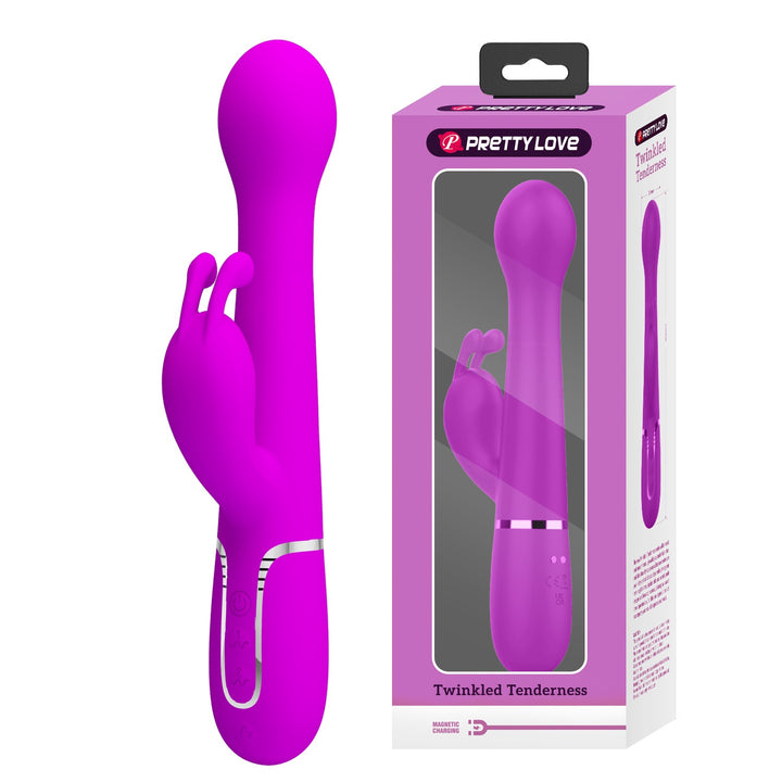 Pretty Love Twinkled Tenderness Thrusting & Rotating Rabbit Vibrator - Dejon