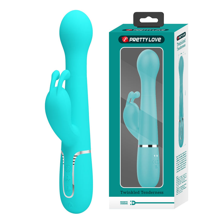 Pretty Love Twinkled Tenderness Thrusting & Rotating Rabbit Vibrator - Dejon