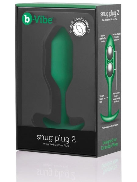 b-Vibe Weighted Snug Plug 2 - Butt Plug - Australia - Sexy Devil