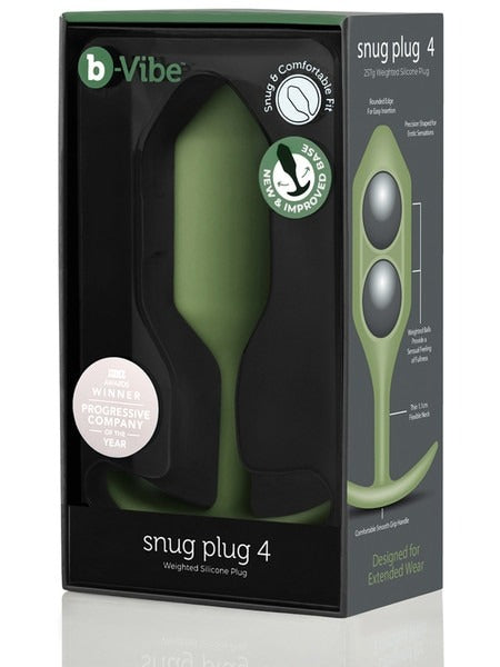 b-Vibe Snug Plug 4 - Army - anal plug - Australia - Sexy Devil