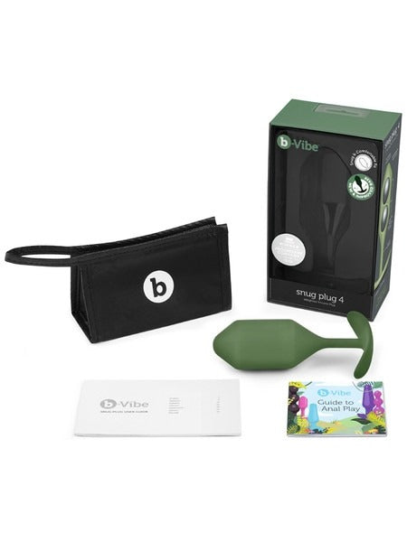 b-Vibe Snug Plug 4 - Army - anal plug - Australia - Sexy Devil