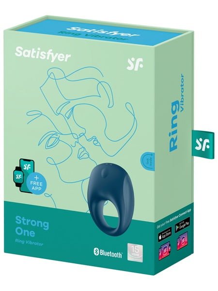 Satisfyer Strong One Vibrating Cock Ring with App Control