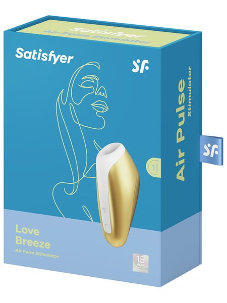 Satisfyer Love Breeze Air Pulse Clitoral Stimulator - Yellow