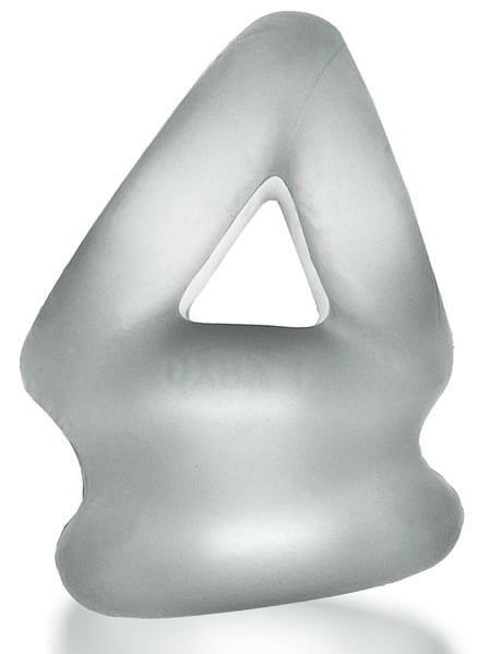 Oxballs Tri-Squeeze 3-Ring Cock Sling & Ball Stretcher - Ice