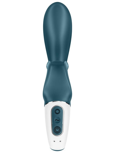 Satisfyer Hug Me Rabbit Vibrator - Blue/Grey