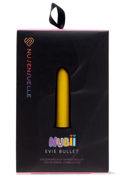 Nu Sensuelle Nubii Evie Slanted Bullet Vibrator Yellow