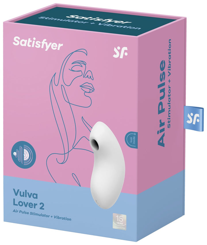 Satisfyer Vulva Lover 2 Clitoral Stimulator - White