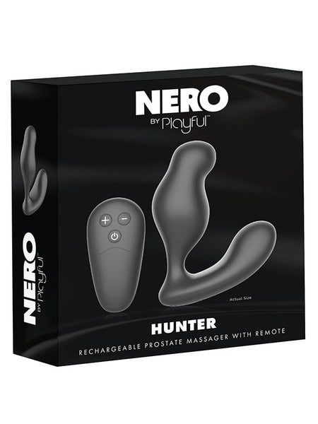 Nero by Playful Hunter Rechargeable Prostate Massager with Remote - Butt Plug - Australia - Sexy Devil