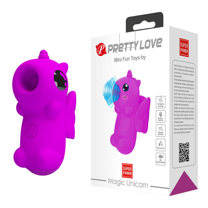 Pretty Love Magic Unicorn Finger Suction Vibe - Finger Vibe - Australia - Sexy Devil