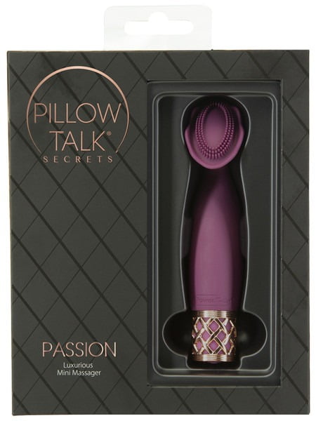 Pillow Talk Secrets Passion Mini Massager -wine