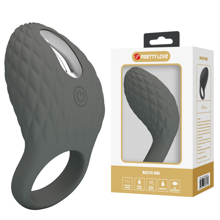 Pretty Love Master Ring Heloise Rechargeable Vibrating Cock Ring