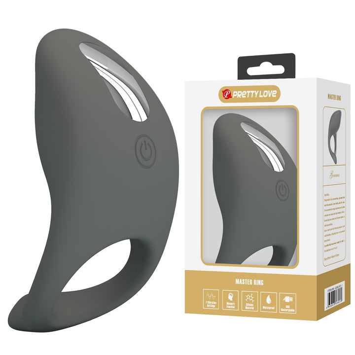 Pretty Love Master Ring Gemma Rechargeable Vibrating Cock Ring