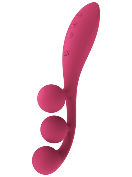 Satisfyer Tri Ball 1 - Red Rechargeable 3-Motor Vibrator