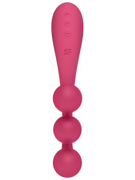 Satisfyer Tri Ball 1 - Red Rechargeable 3-Motor Vibrator