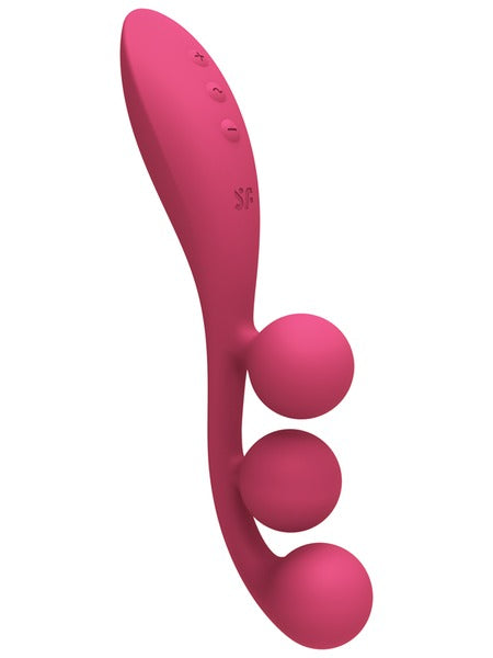 Satisfyer Tri Ball 1 - Red Rechargeable 3-Motor Vibrator