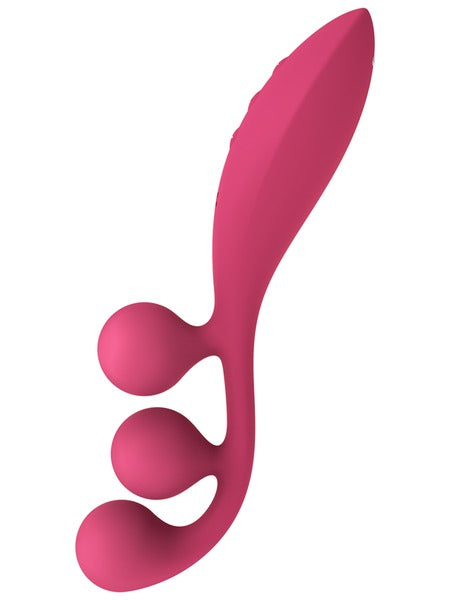 Satisfyer Tri Ball 1 - Red Rechargeable 3-Motor Vibrator