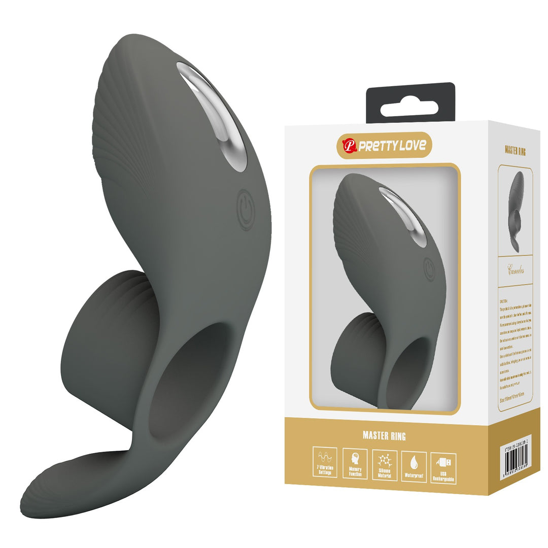 Pretty Love Master Ring Cumulus Rechargeable Vibrating Cock Ring - Vibrating Cockring - Melbourne - Australia