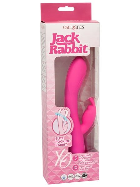 Jack Rabbit Elite Rocking Rabbit Vibrator - Pink
