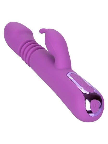 Jack Rabbit Elite Thrusting Rabbit Vibrator - Purple