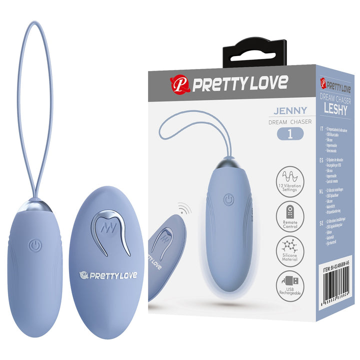 Pretty Love Jenny 1 Rechargeable Vibrating Egg with Remote