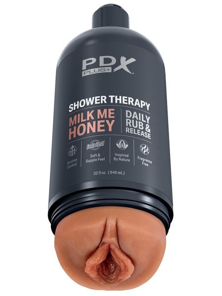 Pipedream PDX Plus Milk Me Honey Shower Therapy Discreet Stroker