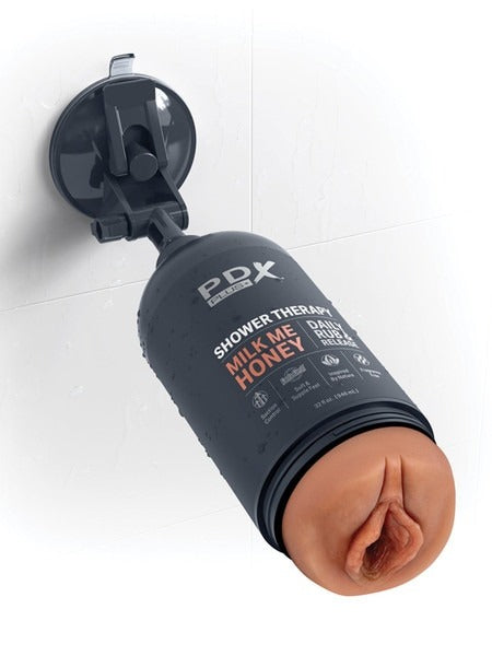 Pipedream PDX Plus Milk Me Honey Shower Therapy Discreet Stroker
