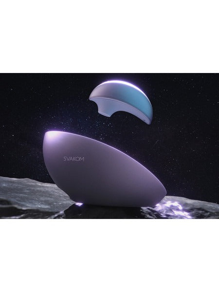 Svakom Pulse Galaxie Clitoral Stimulator with Light Projector - Lilac