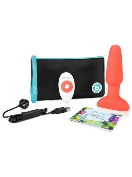 b-Vibe Rimming 2 Rechargeable Rotating & Vibrating Plug with Remote