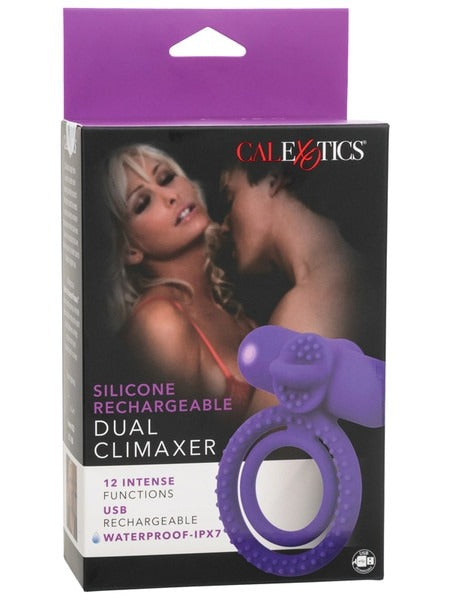 Calexotics Dual Climaxer Rechargeable Vibrating Cock Ring