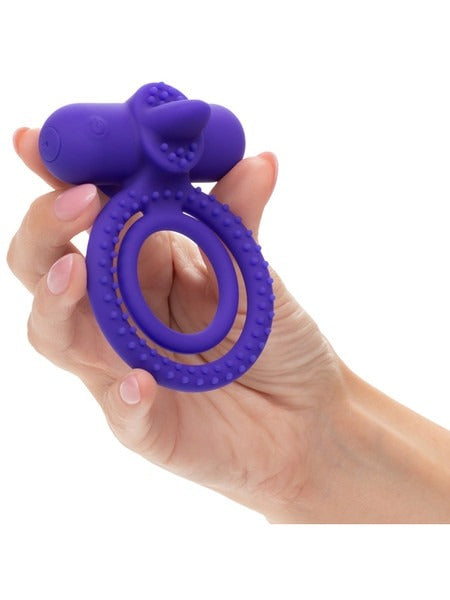 Calexotics Dual Climaxer Rechargeable Vibrating Cock Ring
