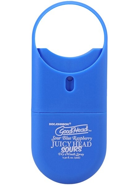 GoodHead Juicy Head To-Go Sour Dry Mouth Spray 9ml - Blue Raspberry