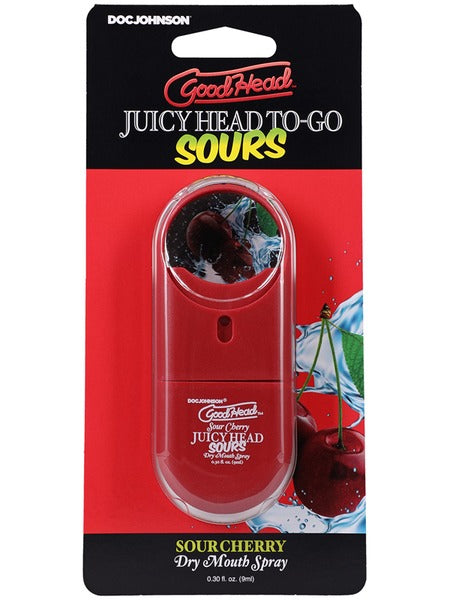 GoodHead Juicy Head To-Go Sour Dry Mouth Spray 9ml - Cherry