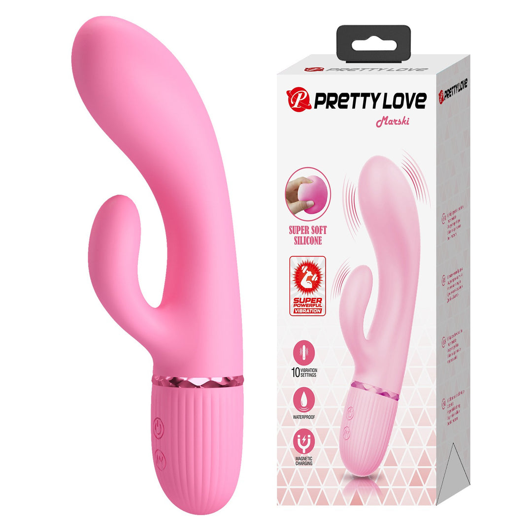 Pretty Love Marski Rechargeable Rabbit Vibrator - Rabbit Vibrator - Australia - Sexy Devil