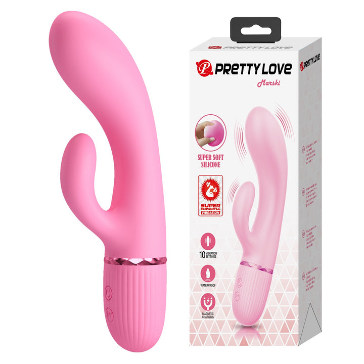Pretty Love Marski Rechargeable Rabbit Vibrator - Rabbit Vibrator - Australia - Sexy Devil