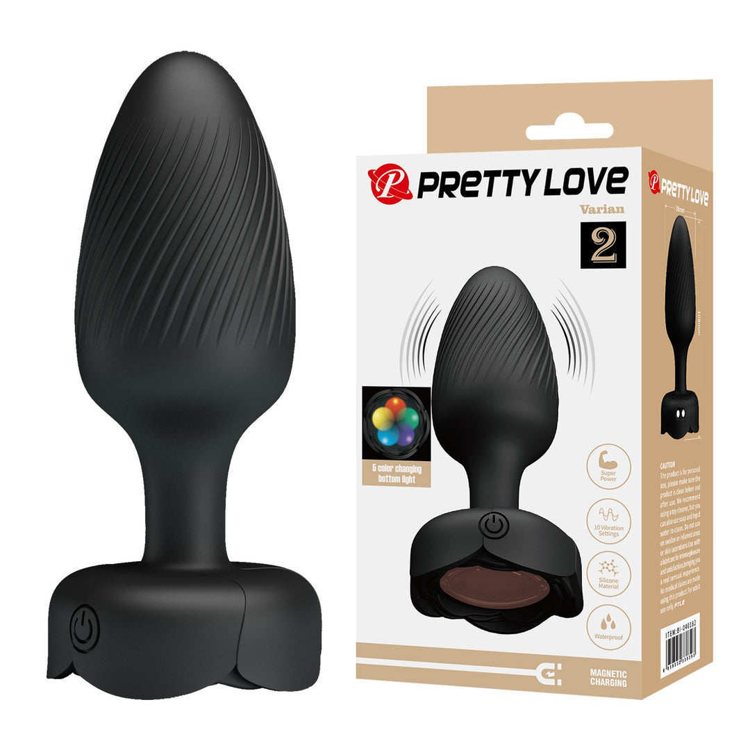Pretty Love Varian 2 Rechargeable LED Light Butt Plug - Butt Plug - Australia - Sexy Devil