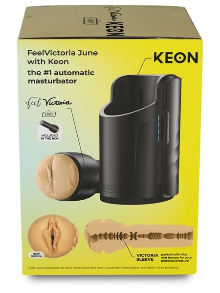 KIIROO Feel Victoria June + Keon Wifi Automatic Masturbator Set