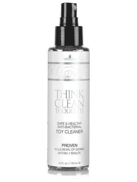 Sensuva Think Clean Thoughts Anti-Bacterial Toy Cleaner 125ml - Toy Cleaner - Australia - Sexy Devil