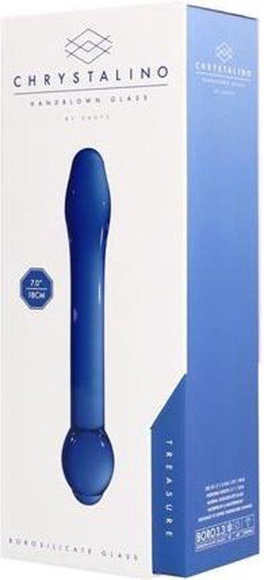Shots Toys Chrystalino Treasure Glass Dildo