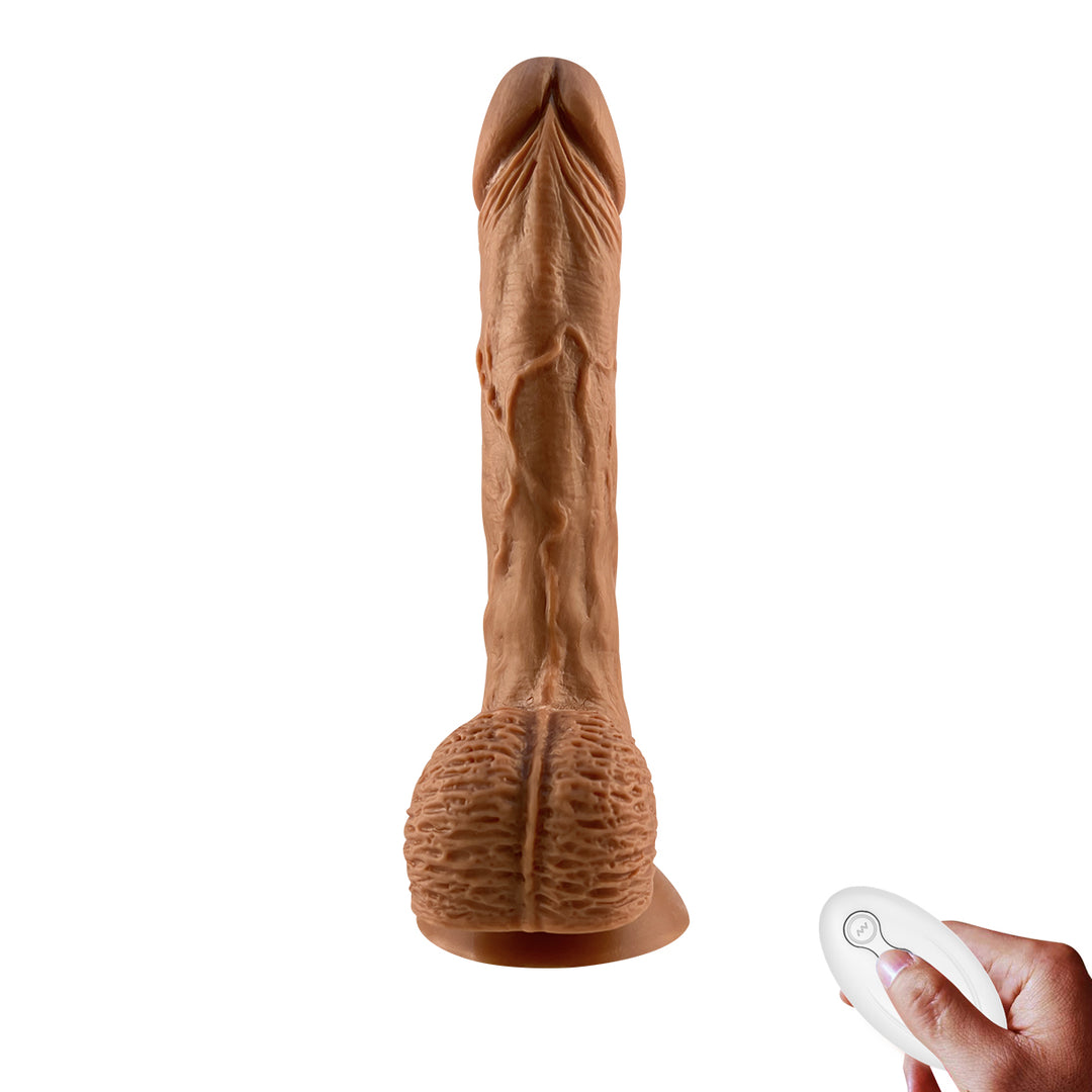 Telescopic Ultra Realistic 8.5'' Thrusting Dildo with Remote Control