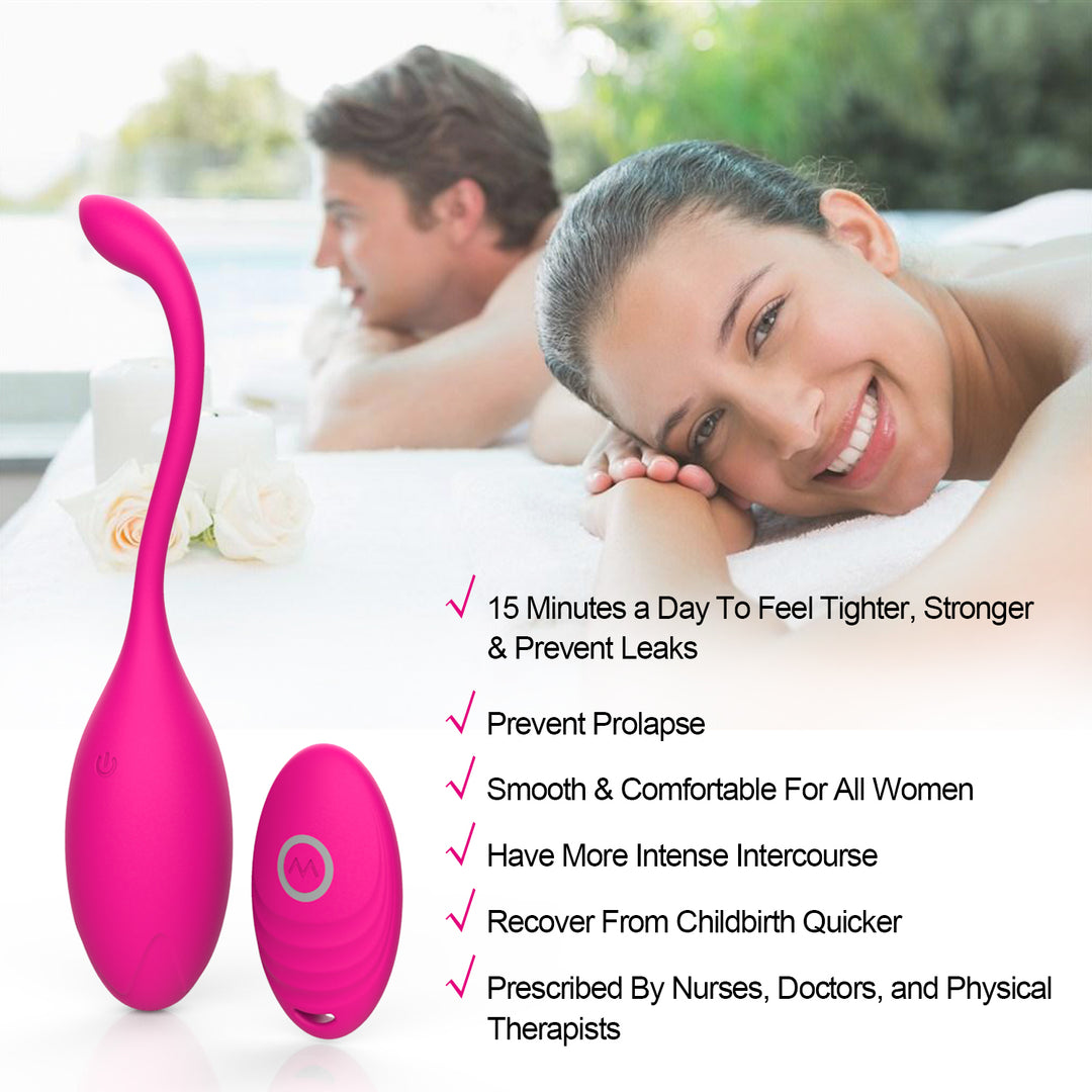 Y.Love Adele Remote Control Vibrating Egg Wearable Mini Vibrator - Pink