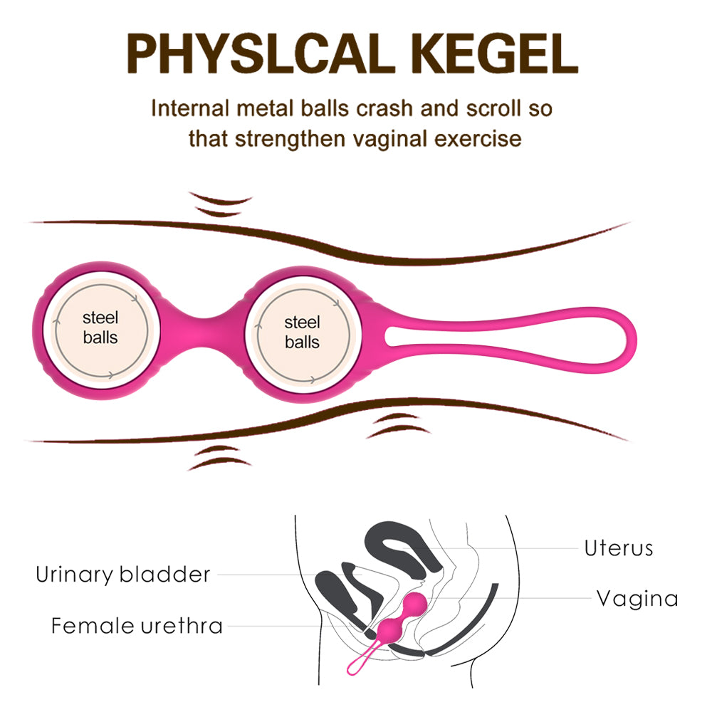 y.Love Julia-Fit 2pc Dewdrop Weighted Kegel Set 2pc - Kegel Balls - Australia - Sexy Devil