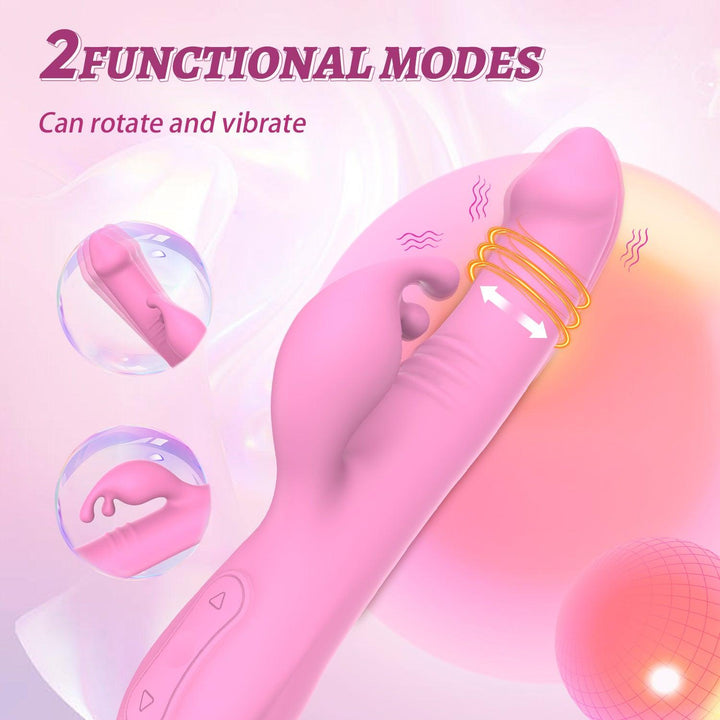 y.Love Ronald 360 Rotation & Vibrating Ultra Wave Rabbit Vibrator