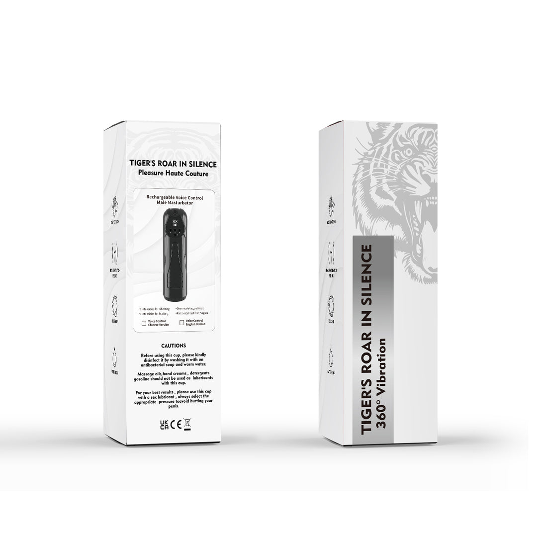 Tigers Roar Rechargeable 360° Vibration & Sucking Vagina Masturbator - Masturbator - Australia - Sexy Devil