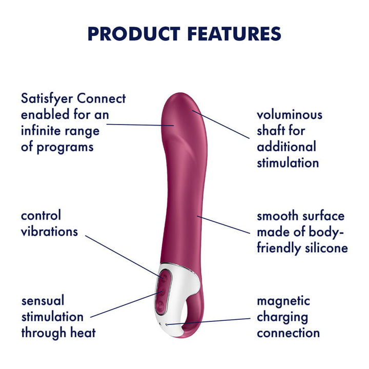 Satisfyer Heated Thrill Warming G-Spot Vibrator with App Control