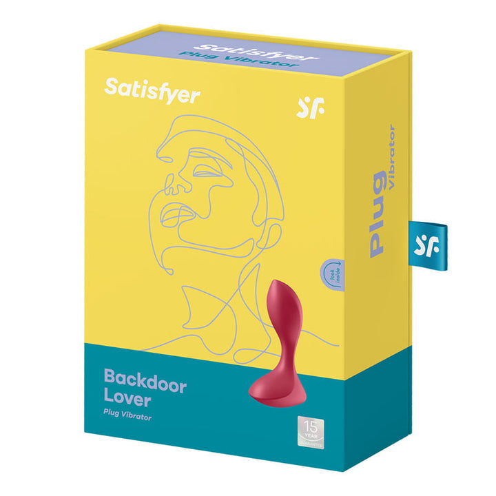 Satisfyer Backdoor Lover Anal Plug Vibrator - Red