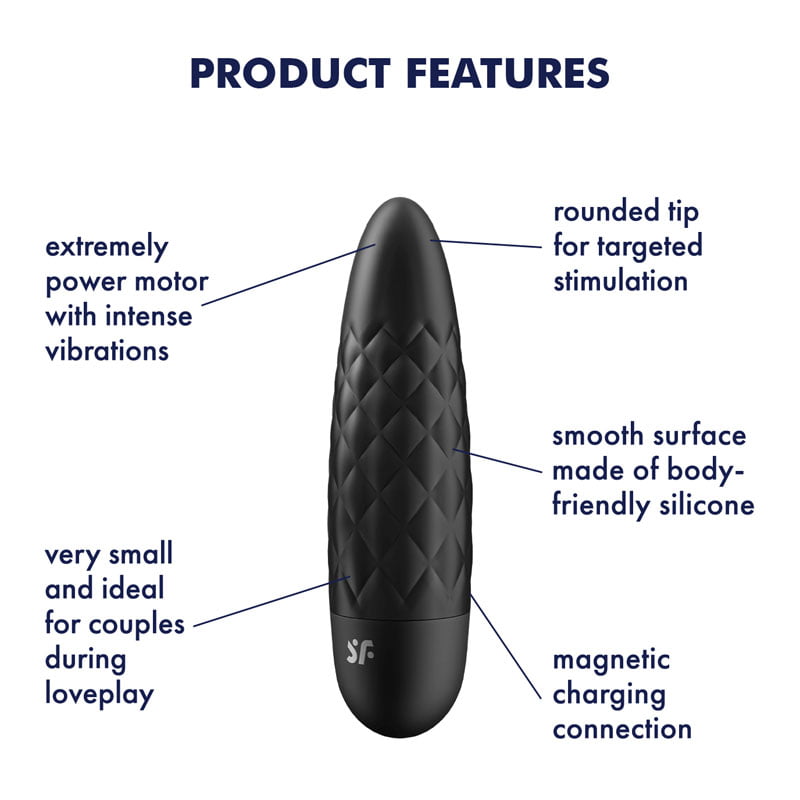 Satisfyer Ultra Power Bullet Vibrator 5 - Black