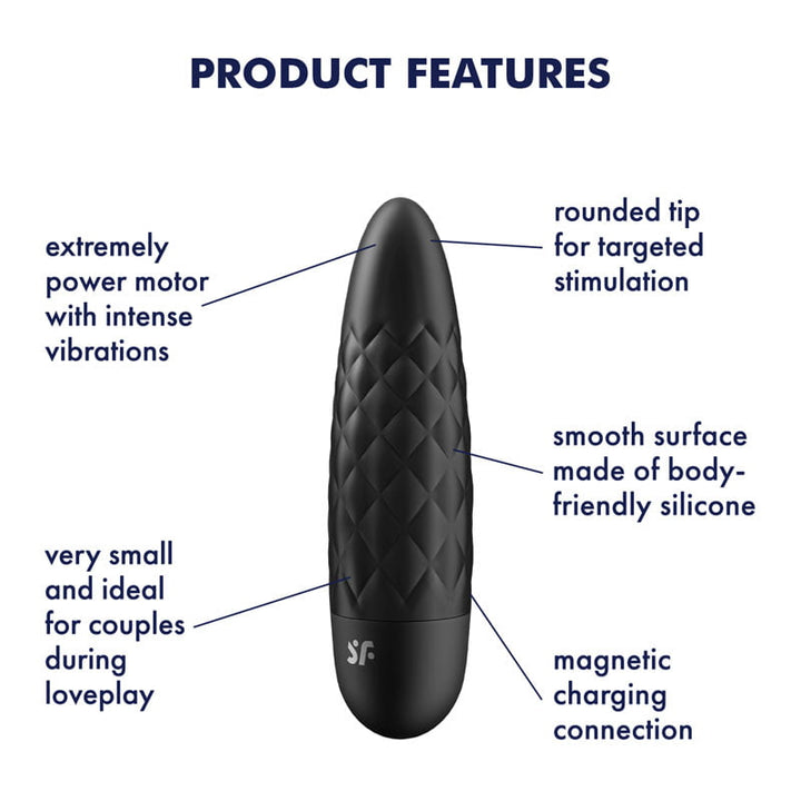 Satisfyer Ultra Power Bullet Vibrator 5 - Black