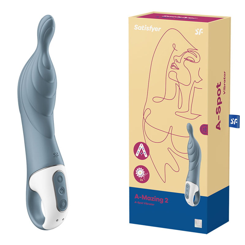 Satisfyer A-Mazing 2 A-Spot Vibrator - Grey