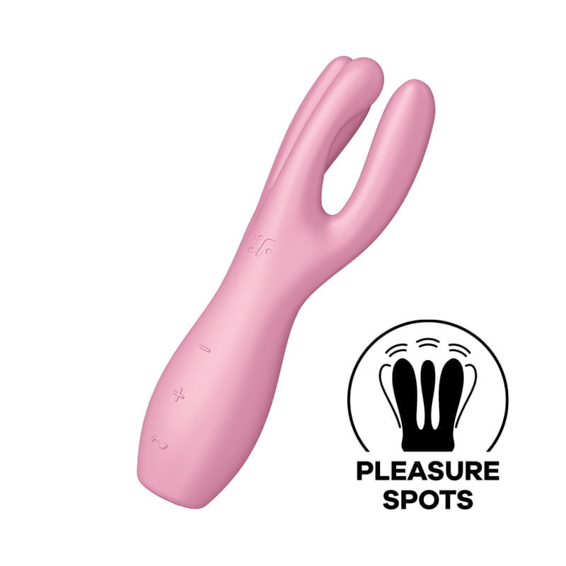 Satisfyer Threesome 3 Layon Vibrator Pink